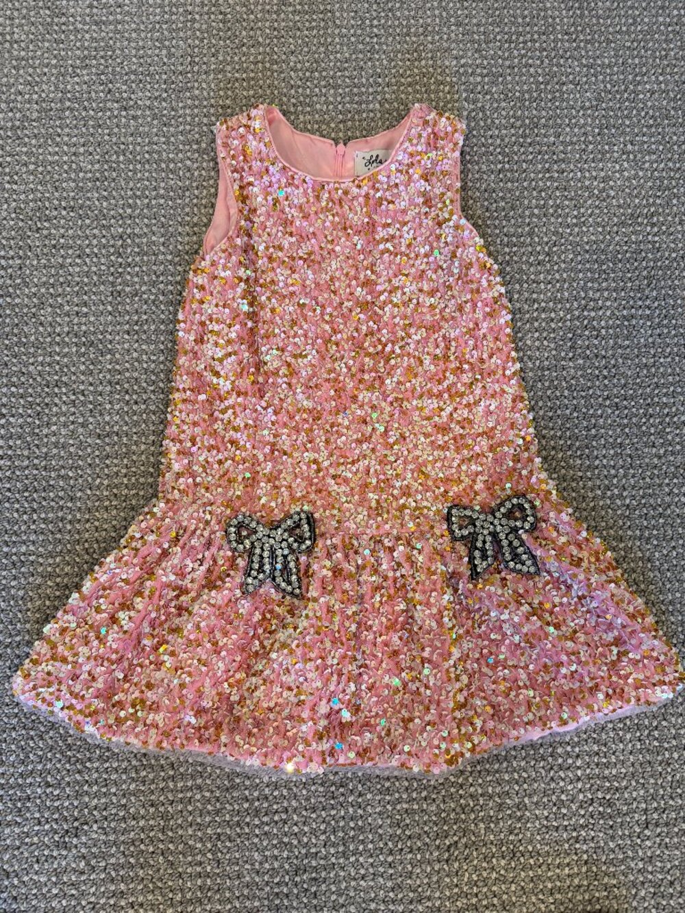 Lola + The Boys Size 6 Rosie Bows Dress